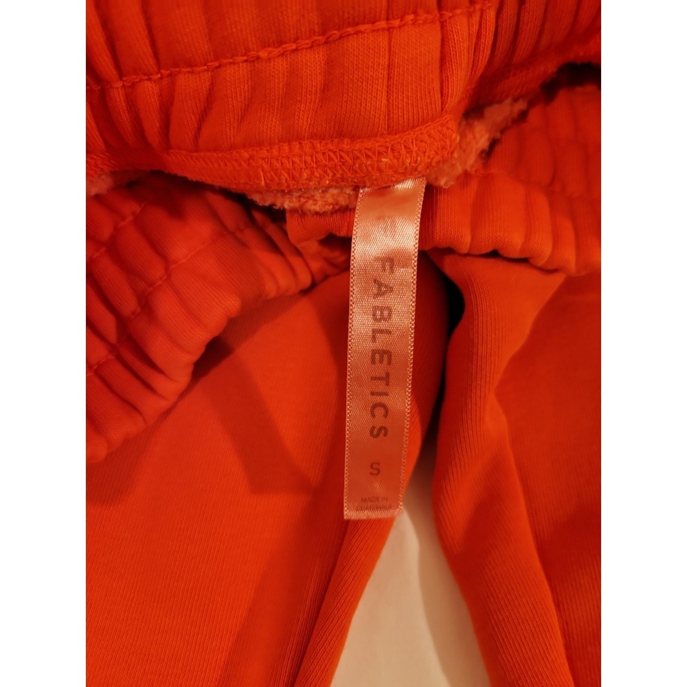 Fabletics Linda High Waisted Jogger Womens S Orange Activewear Stretchy Joggers - Picture 4 of 6